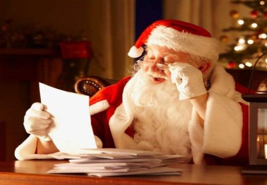 What language can you write letters to Santa Claus?